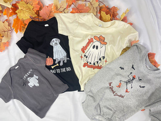 Howdy Pumpkin | Infant/Toddler Fall Halloween Bodysuit & Tees
